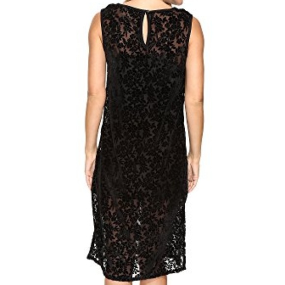 3 for $30! Lucky Brand Velvet Midi Dress - Picture 3 of 4